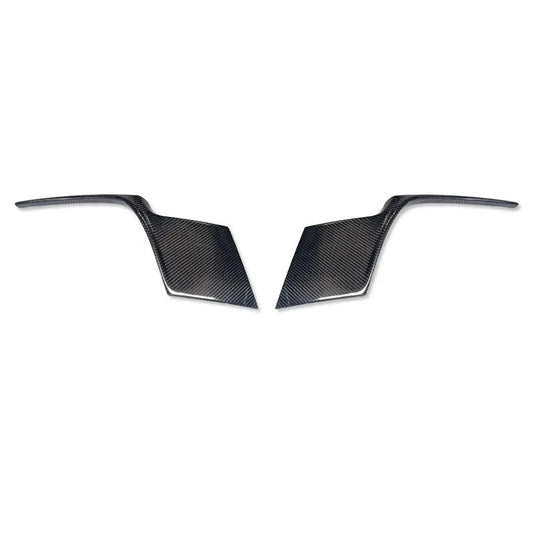 Carbon Fiber Rear Bumper Spoiler Vent Covers - Porsche 911 992 Carrera 2021-2023