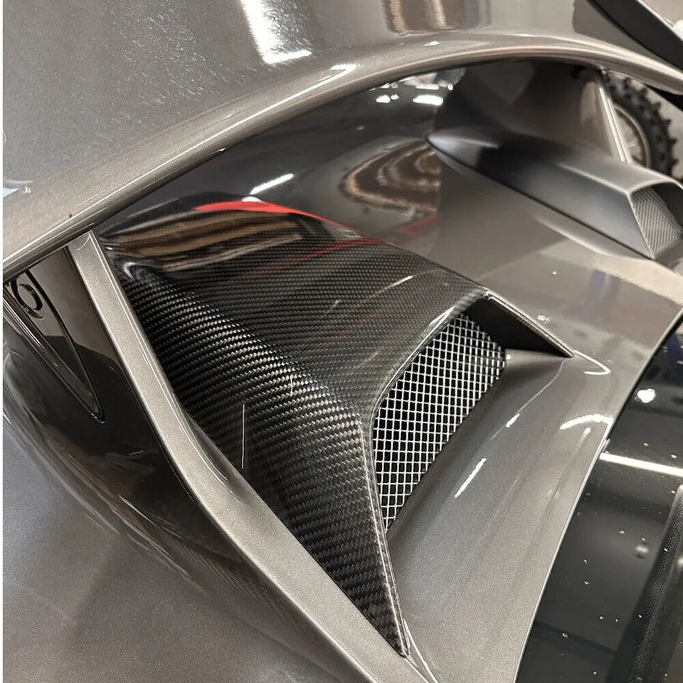 Carbon Fiber Rear Intake Vent Cover Scoops - Porsche 911 991.2 GT3 2017-2019