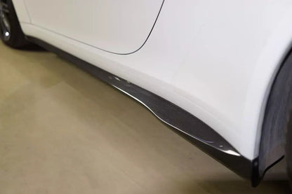 Carbon Fiber Side Skirt Extensions - Porsche 911 991 Turbo S 2014-2019