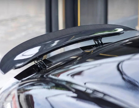 Carbon Fiber Rear Trunk Spoiler Wing - Porsche 981 Cayman / Boxster 2013-2016