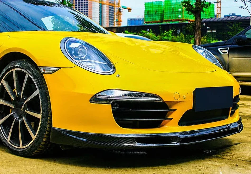 Carbon Fiber Front Bumper Lip - Porsche 911 991.1 Carrera 2012-2015