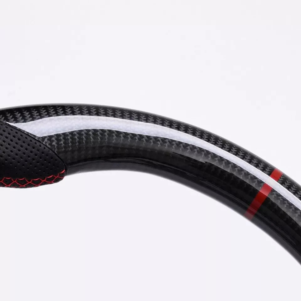 Carbon Fiber Heated Steering Wheel - Porsche 911 / 718 Boxster Cayman / Macan S 2015-2020