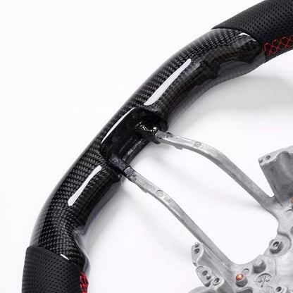 Carbon Fiber Heated Steering Wheel - Porsche 911 / 718 Boxster Cayman / Macan S 2015-2020