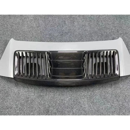Carbon Fiber T Style Engine Cover Trunk Vent - 2013-2015 Porsche 911 991.1 Carrera