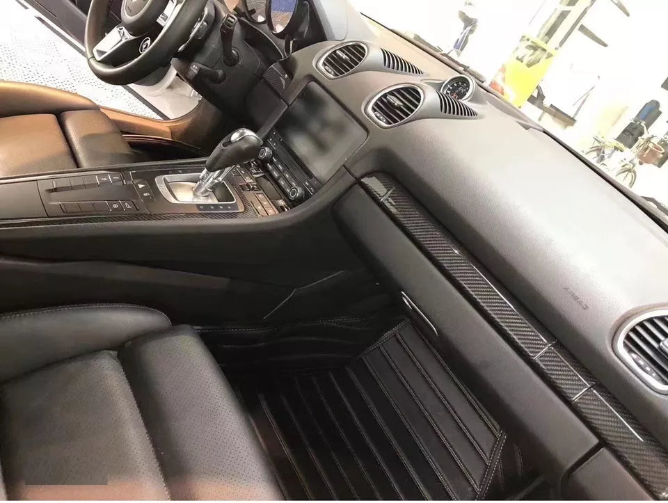 Carbon Fiber Interior Cover Trim Kit - Porsche 911 991.1 991.2 / 718 981 982 Boxster Cayman