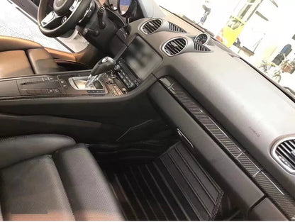 Carbon Fiber Interior Cover Trim Kit - Porsche 911 991.1 991.2 / 718 981 982 Boxster Cayman