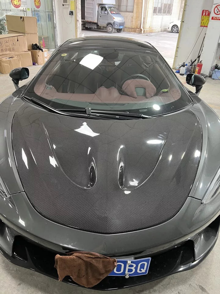 P1 Style Carbon Fiber Front Hood Bonnet – McLaren GT
