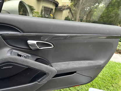 Carbon Fiber Interior Cover Trim Kit - Porsche 911 991.1 991.2 / 718 981 982 Boxster Cayman