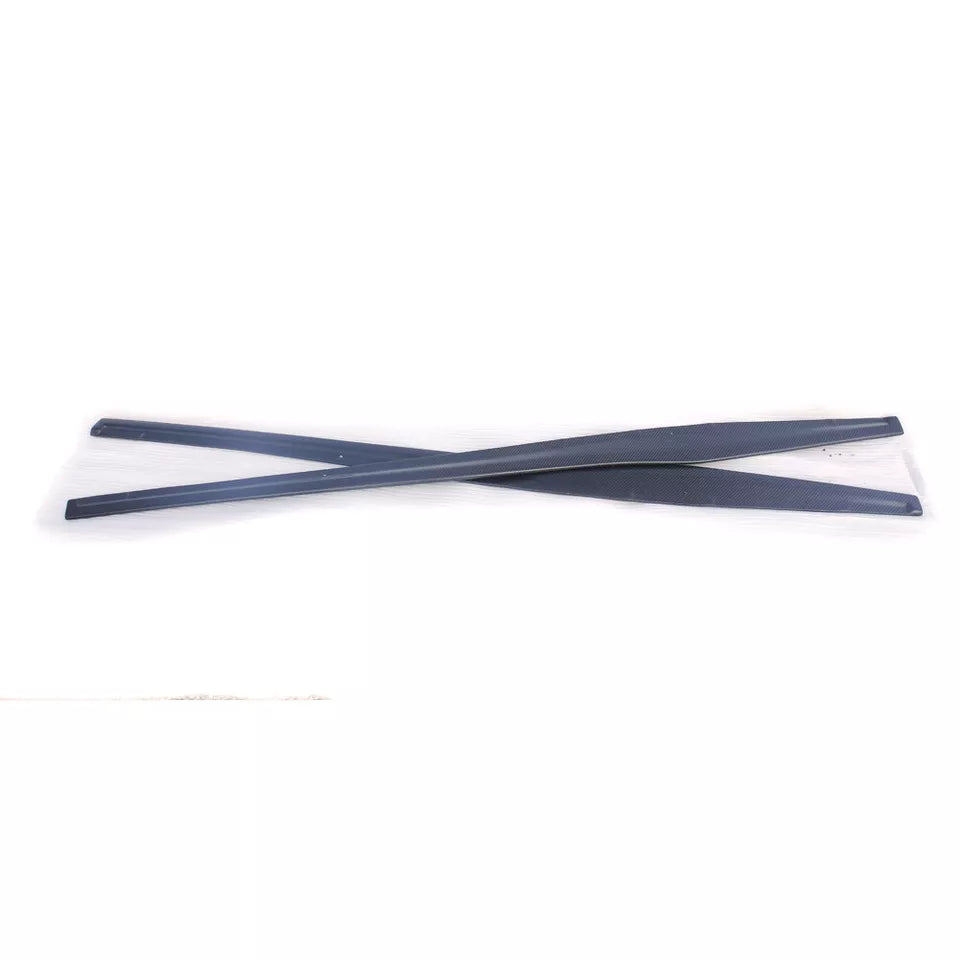Carbon Fiber Side Skirt Extensions - Porsche 718 Boxster / Cayman