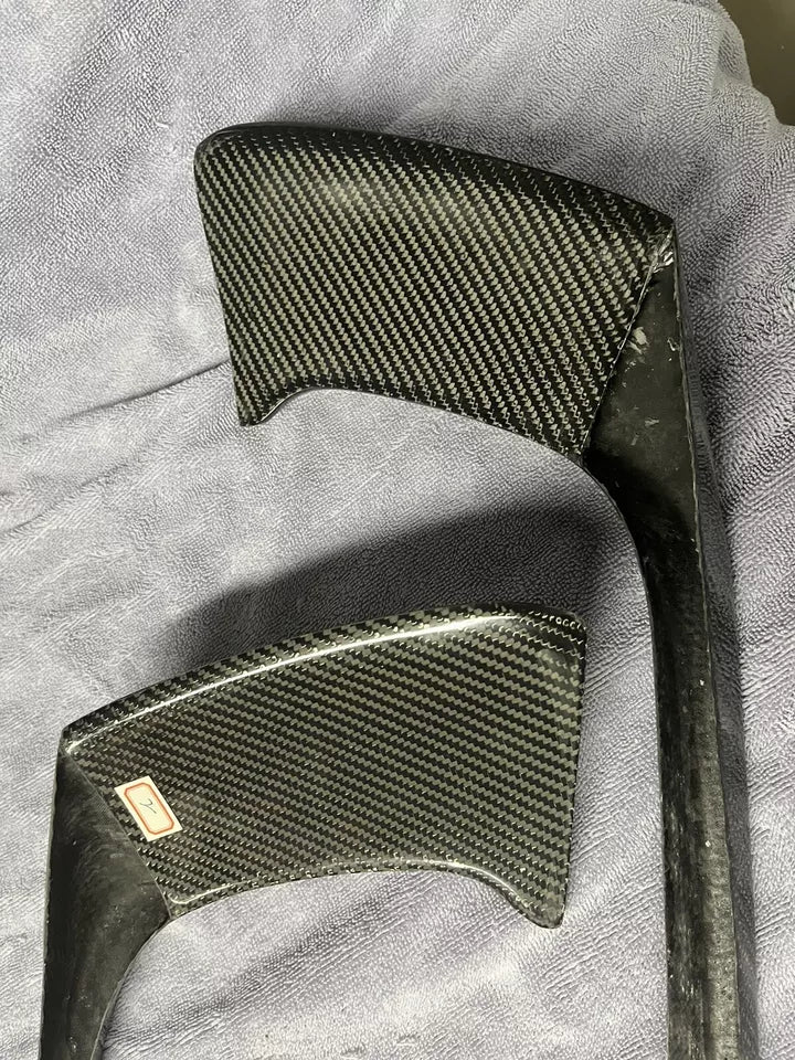 Carbon Fiber Front Bumper Canards - Porsche 718 (982) Boxster Cayman