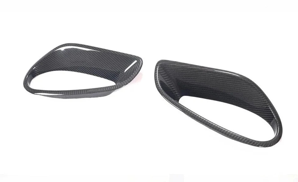 Dry Carbon Fiber Side Fender Air Vent Covers - Porsche 911 991 Turbo S 2014-2018