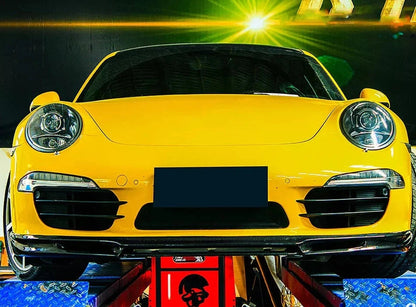 Carbon Fiber Front Bumper Lip - Porsche 911 991.1 Carrera 2012-2015