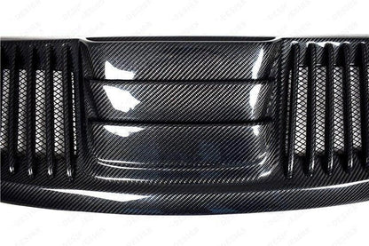 Carbon Fiber T Style Engine Cover Trunk Vent - Porsche 911 991.1 Carrera 2013-2015