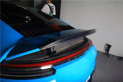 Dry Carbon Fiber Rear Trunk Spoiler Wing - Porsche 911 992 Carrera S / 4 / 4S Coupe 2020-2024