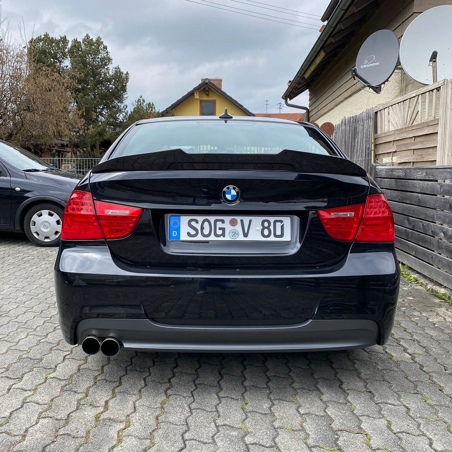 Carbon Fiber PSM Style Trunk Spoiler - BMW E90 & E90 M3 Sedan