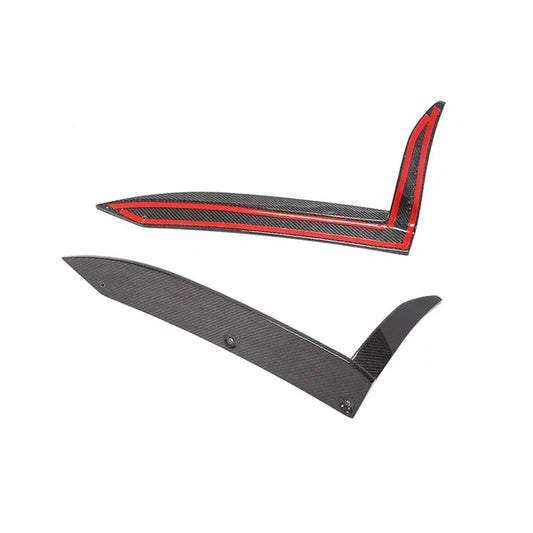 Carbon Fiber 991 Rear Bumper Canard for Porsche 911 991Carrera 4 GTS