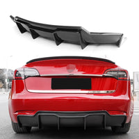 Artisan Carbon Fiber Rear Diffuser - Tesla Model 3