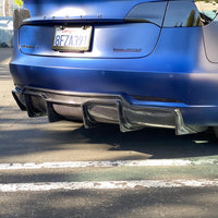 Artisan Carbon Fiber Rear Diffuser - Tesla Model 3