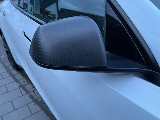 Carbon Fiber Mirror Caps for Tesla Model 3/Y