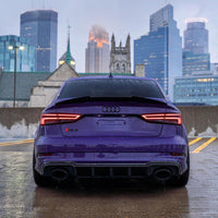 Audi Carbon Fiber PSM Style Spoiler A3/S3/RS3 8V