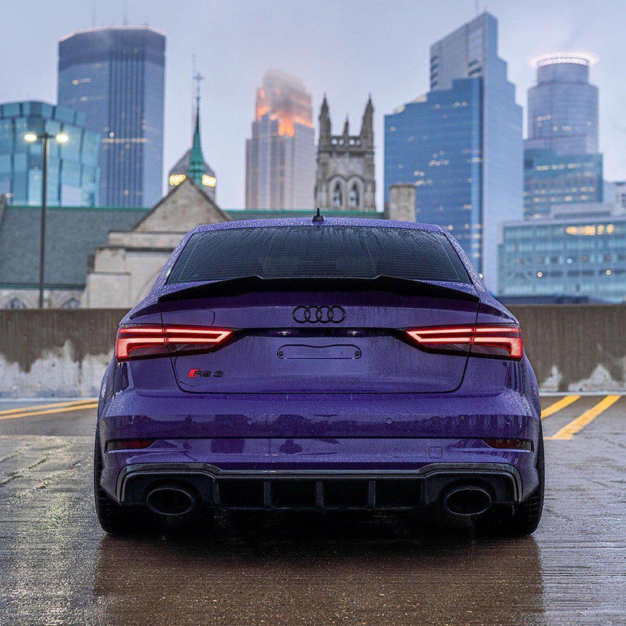 Audi Carbon Fiber PSM Style Spoiler A3/S3/RS3 8V