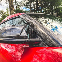 M Style Carbon Fiber Mirror Caps - Toyota A90 Supra