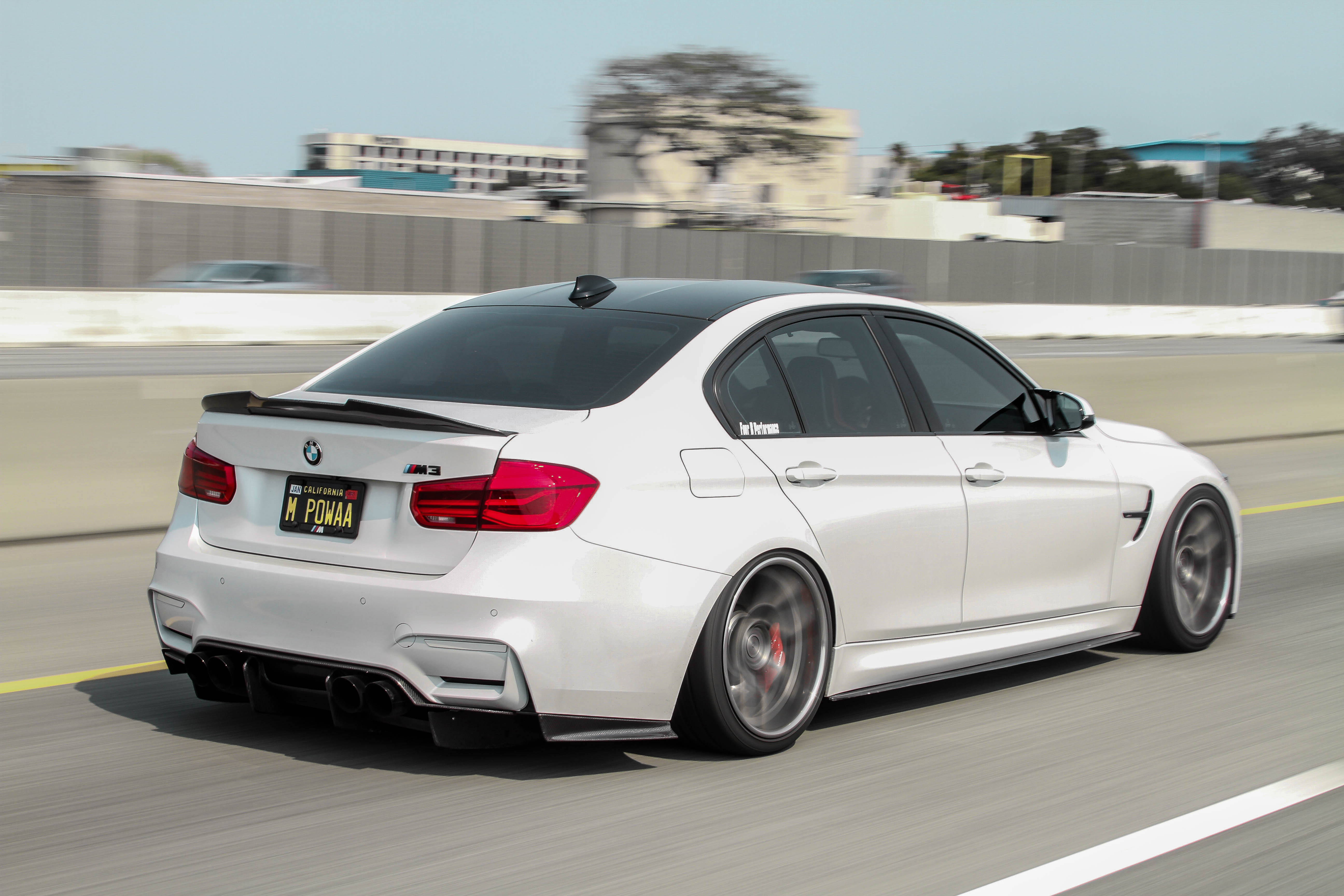 PSM Style High Kick Carbon Fiber Rear Spoiler - F80 M3/F30 3 Series ...